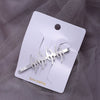 Wholesale Women's Alloy Copper Goldplated Dart Hair Clip