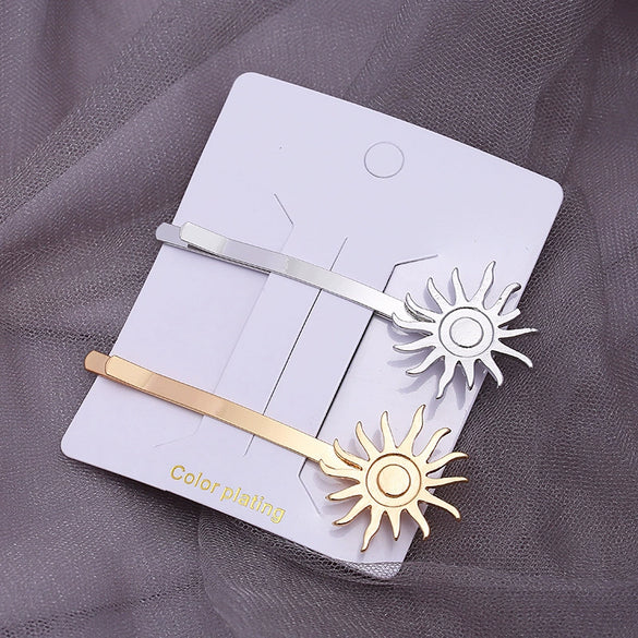 Wholesale Women's Alloy Copper Goldplated Dart Hair Clip