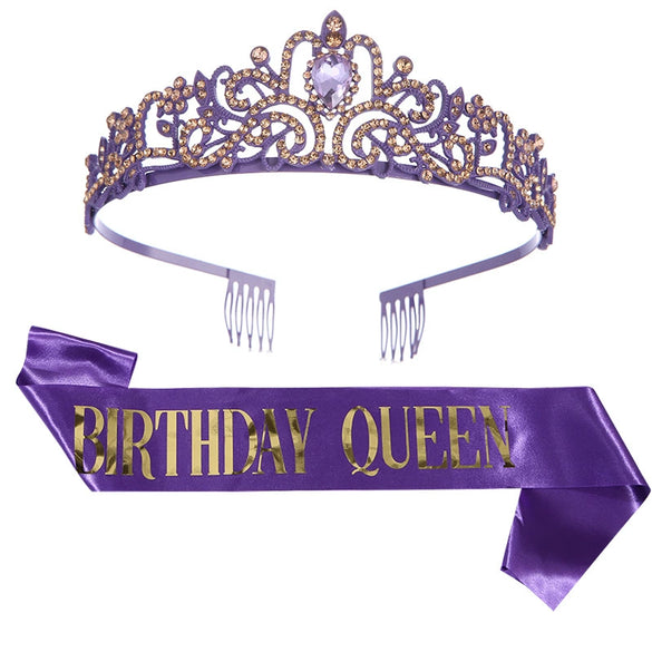 Wholesale Women's Alloy Crystal Crown Belt With Geometric Style And Electroplating Process