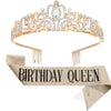 Wholesale Women's Alloy Crystal Crown Belt With Geometric Style And Electroplating Process
