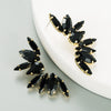 Wholesale Women's Alloy Diamond S925 Silver Needle Floral Rhinestone Earrings