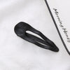 Wholesale Women's Alloy Duckbill Hairpin Simple Matte Gold Candy Color Baking Paint Headwear