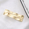 Wholesale Women's Alloy Duckbill Hairpin Simple Matte Gold Candy Color Baking Paint Headwear