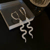 Wholesale Women's Alloy Electroplated Flower Pattern Light Luxury High Sense French Tassel Earrings