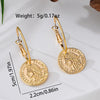 Wholesale Women's Alloy Electroplated Flowershaped Earrings
