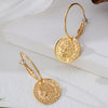 Wholesale Women's Alloy Electroplated Flowershaped Earrings