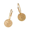 Wholesale Women's Alloy Electroplated Flowershaped Earrings