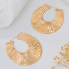 Wholesale Women's Alloy Electroplated Flowershaped Long Earrings Accessories