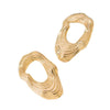 Wholesale Women's Alloy Electroplated Geometric Hollow Irregular Circle Earrings Vintage Elegant Fashion