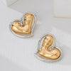 Wholesale Women's Alloy Electroplated Heartshaped And Flowershaped Earrings Accessories