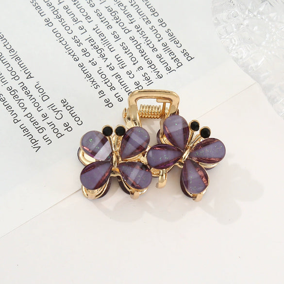 Wholesale Women's Alloy Electroplated Plants And Flowers Style Hair Clip
