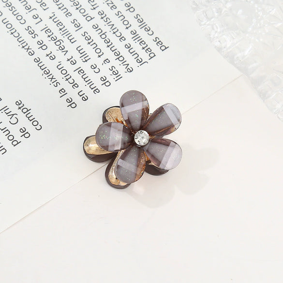 Wholesale Women's Alloy Electroplated Plants And Flowers Style Hair Clip