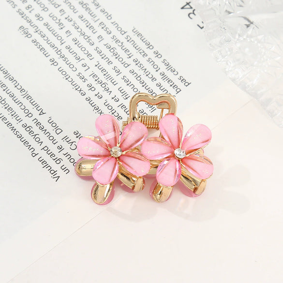 Wholesale Women's Alloy Electroplated Plants And Flowers Style Hair Clip