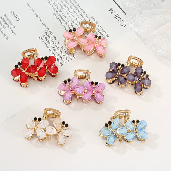 Wholesale Women's Alloy Electroplated Plants And Flowers Style Hair Clip