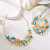 Wholesale Women's Alloy Electroplated Star Shape Animal Zodiac Vacation Style Bracelet And Necklace Set