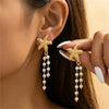 Wholesale Women's Alloy Electroplated Starfish Animal Zodiac Minimalist Style Earrings