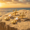 Wholesale Women's Alloy Electroplated Starfish Animal Zodiac Minimalist Style Earrings