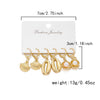Wholesale Women's Alloy Electroplated Starfish Stud Earrings With Animal Pattern