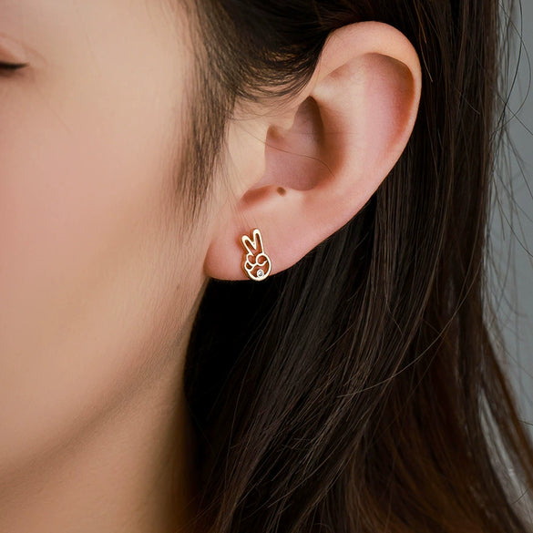 Wholesale Women's Alloy Electroplating Simple Star Pattern Earrings