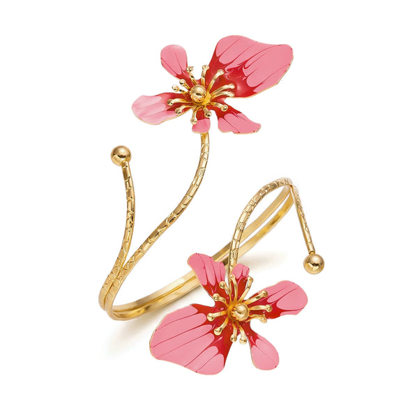Wholesale Women's Alloy Floral Open Anklet Foot Jewelry