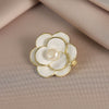 Wholesale Women's Alloy Flower Camellia Brooch With Electroplating Design