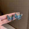 Wholesale Women's Alloy Flower Earrings With Diamond And Pearl Design Retro Fashion Temperament