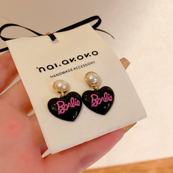 Wholesale Women's Alloy Flower Earrings With Diamond And Pearl Design Retro Fashion Temperament
