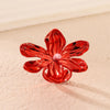Wholesale Women's Alloy Flower Ring Retro Fashion Electroplated