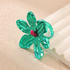 Wholesale Women's Alloy Flower Ring Retro Fashion Electroplated