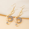 Wholesale Women's Alloy Geometric Asymmetric Elegant Fashion Stud Earrings With Electroplating