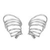 Wholesale Women's Alloy Geometric Autumn And Winter Earrings With Electroplating And Simple Multi Layer Ring Design