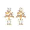 Wholesale Women's Alloy Geometric Christmas Tree Electroplated Earrings