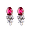 Wholesale Women's Alloy Geometric Diamond Earrings