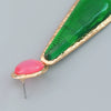 Wholesale Women's Alloy Geometric Electroplated Earrings