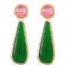 Wholesale Women's Alloy Geometric Electroplated Earrings
