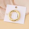 Wholesale Women's Alloy Geometric Electroplated Golden Frog Clip Jewelry