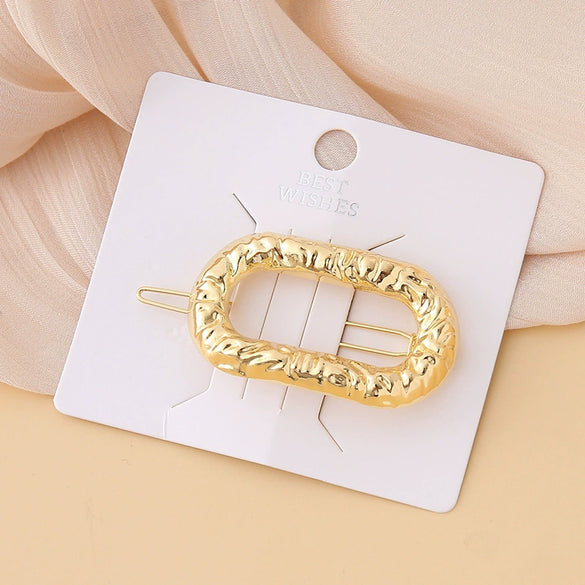 Wholesale Women's Alloy Geometric Electroplated Golden Frog Clip Jewelry