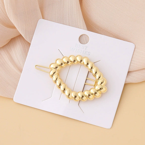 Wholesale Women's Alloy Geometric Electroplated Golden Frog Clip Jewelry