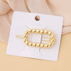 Wholesale Women's Alloy Geometric Electroplated Golden Frog Clip Jewelry