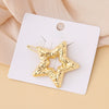 Wholesale Women's Alloy Geometric Electroplated Golden Frog Clip Jewelry