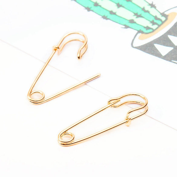 Wholesale Women's Alloy Geometric Electroplated Pin Earrings