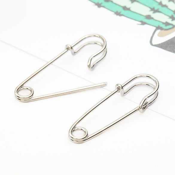 Wholesale Women's Alloy Geometric Electroplated Pin Earrings