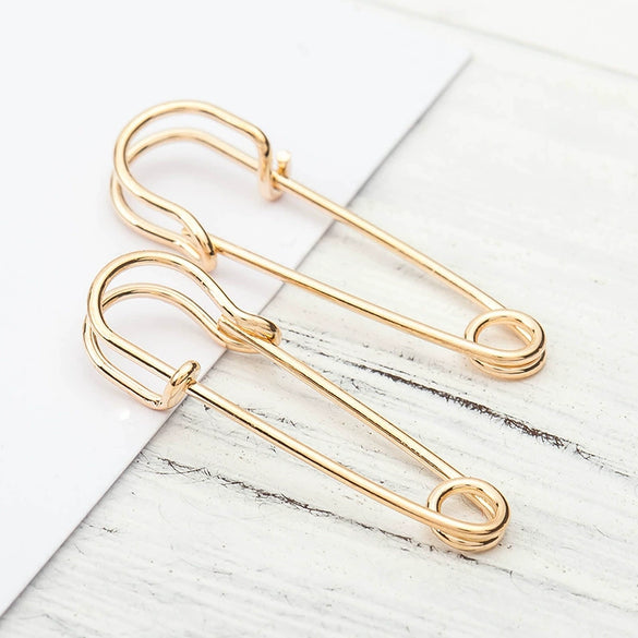 Wholesale Women's Alloy Geometric Electroplated Pin Earrings