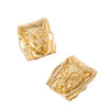 Wholesale Women's Alloy Geometric Electroplated Ring Set