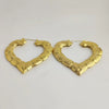 Wholesale Women's Alloy Geometric Exaggerated Golden Circle Hip Hop Street Dance Electroplated Earrings