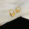 Wholesale Women's Alloy Geometric Flowerpatterned Electroplated Earrings