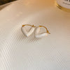 Wholesale Women's Alloy Geometric Flowerpatterned Electroplated Earrings