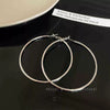 Wholesale Women's Alloy Geometric Hoop Earrings With 925 Silver Needle And Electroplating