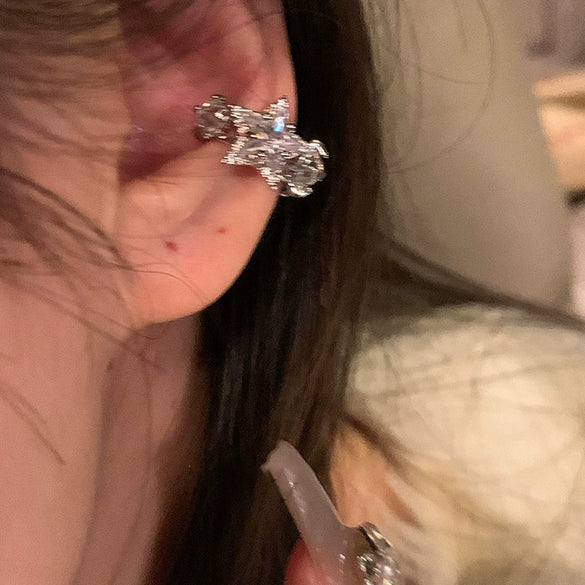 Wholesale Women's Alloy Geometric Hoop Earrings With 925 Silver Needle And Electroplating