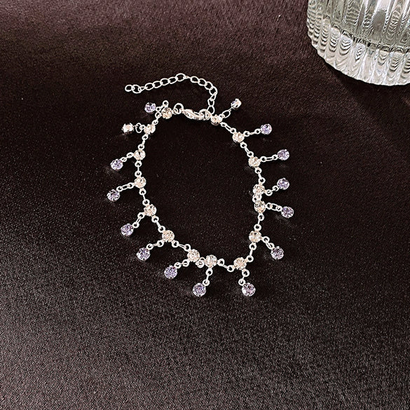 Wholesale Women's Alloy Geometric Microinlay Bracelet